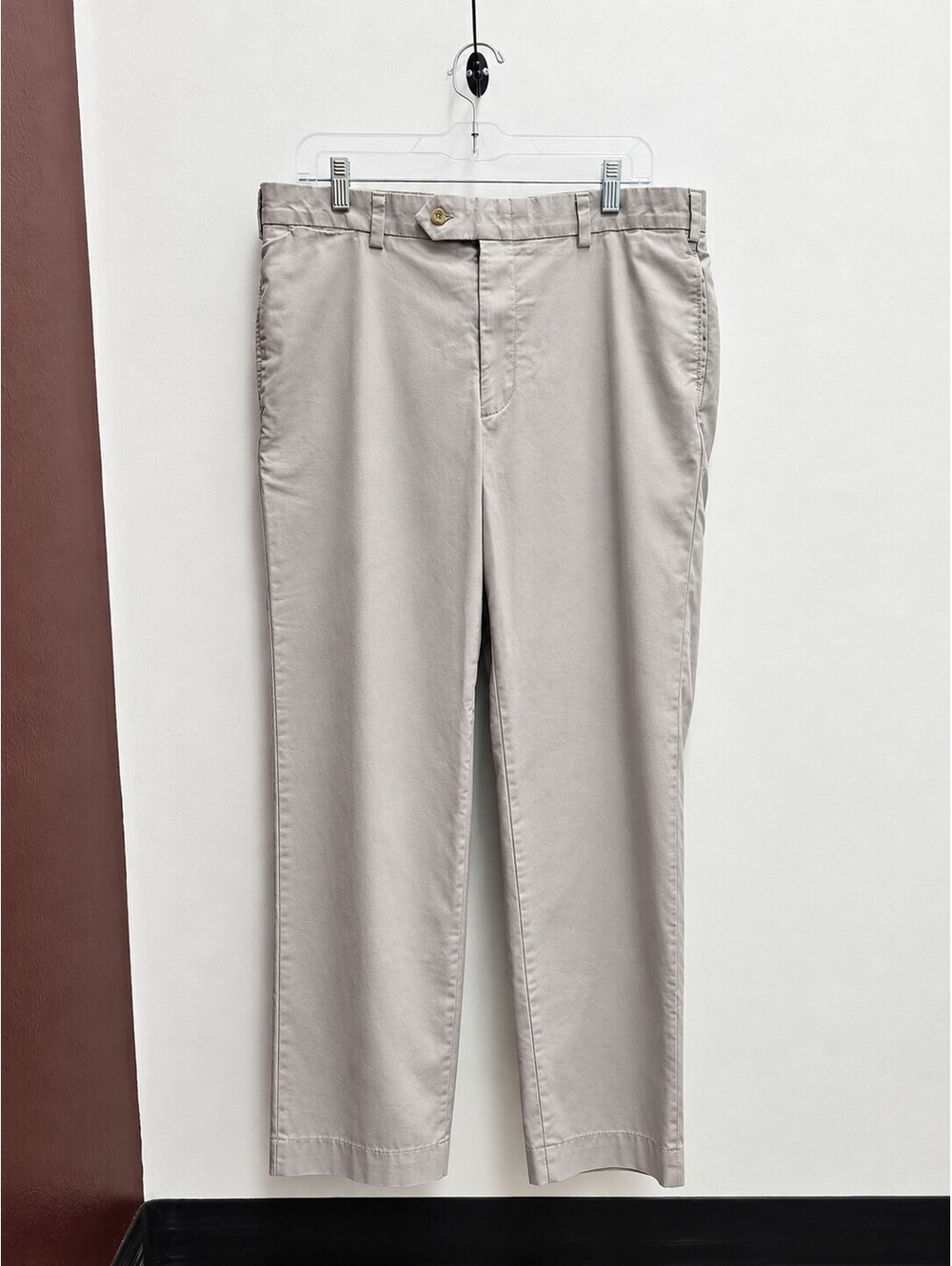 Bills Khakis Classic Fit Travel Twill Pants Men’s 36 Beige